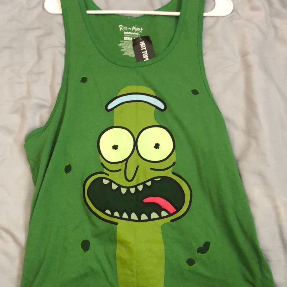 Rick and Morty pickle rick tank top